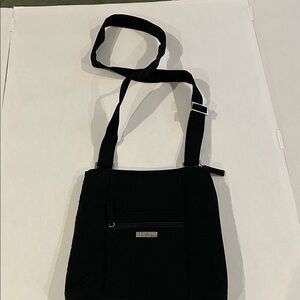 Vera Bradley quilted sling crossbody black